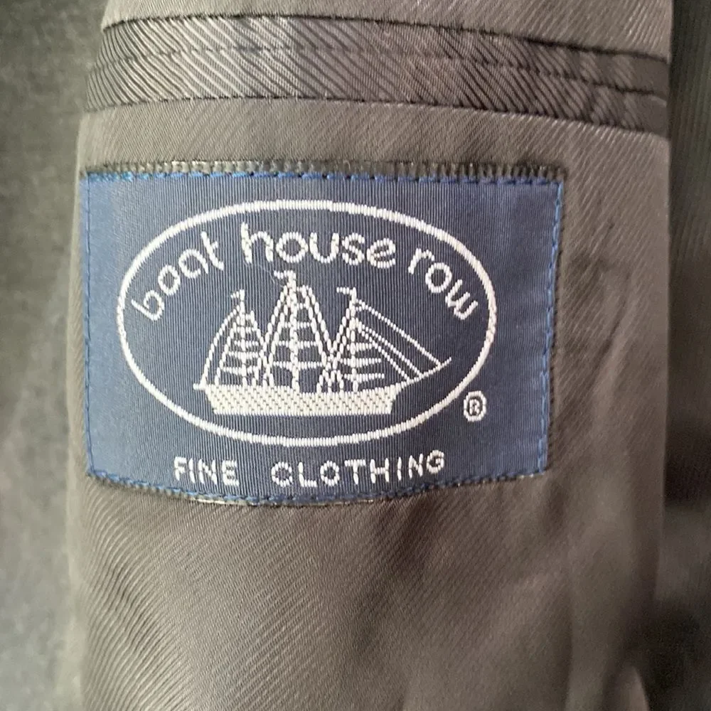 Boat House Row Blazer Charcoal Medium 21” pit to pit